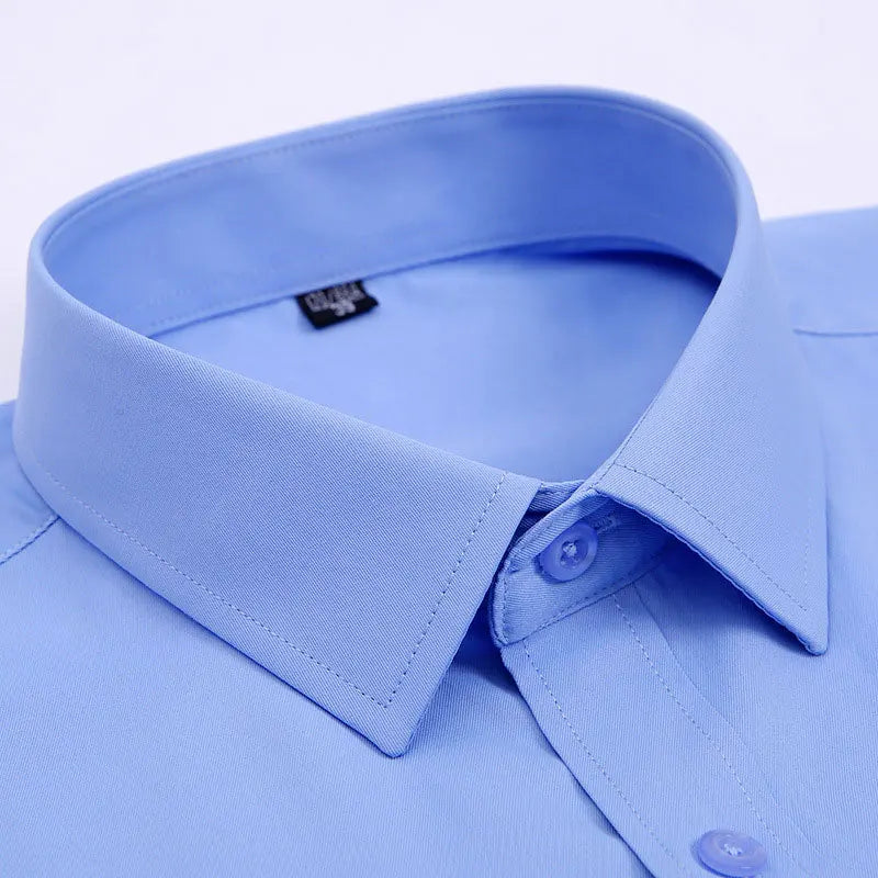 Spring New Men's Striped long-sleeved Shirt Non-ironing Anti-wrinkle