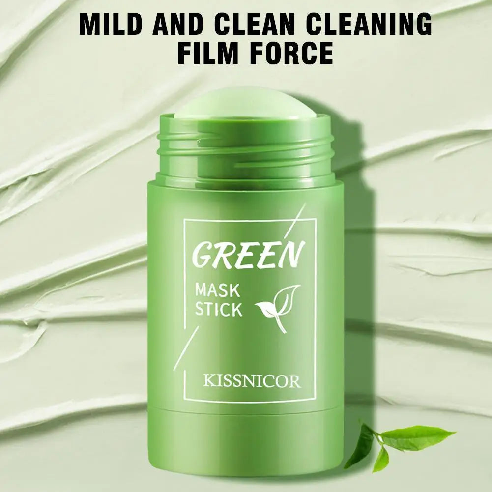 40g Remove Blackhead Green Tea Solid Mask Cleans Pores Stick Facial