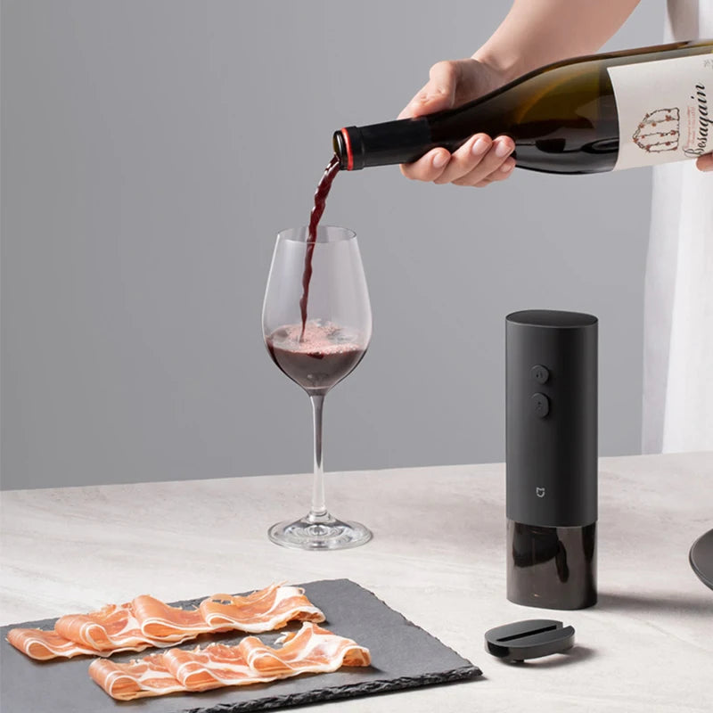 New Xiaomi Mijia Electric Wine Opener Battery Automatic Bottle Cap