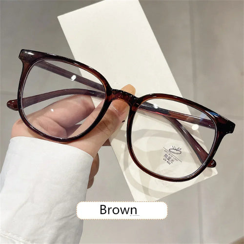 New Retro Ultra-light Glasses Anti-blue Light Flat Glasses Female