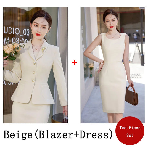 2023 New Autumn Work Wear Women's Suit Elegant Solid Blazer