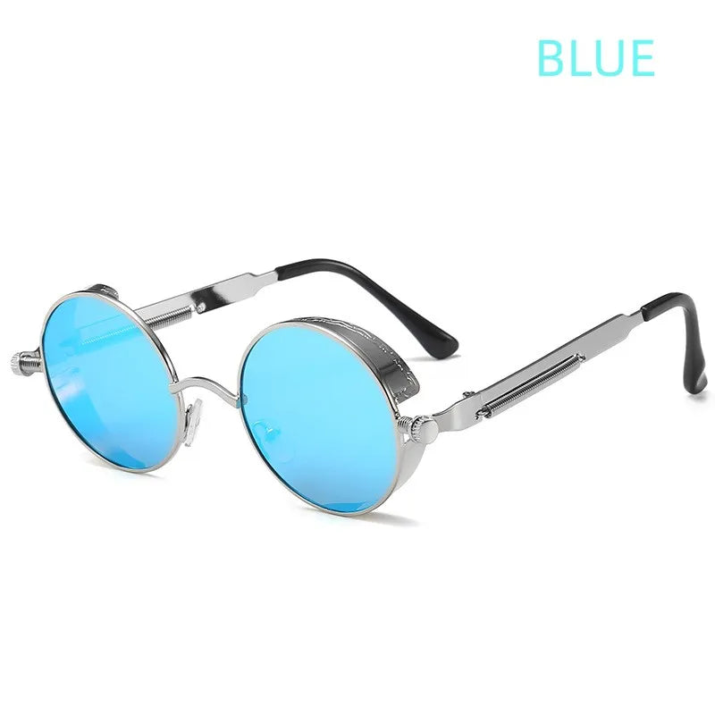 Steampunk Glasses New Fashion Round Sunglasses Europe And The United