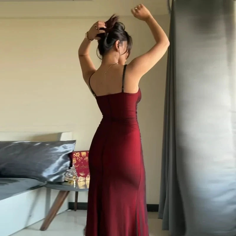 The Girl Style Stepmother color Contrast Strap Dress for the New