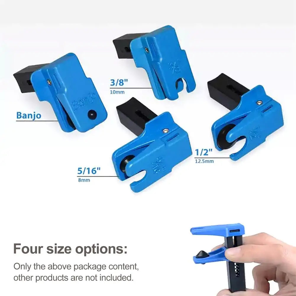 4pcs Car Brake Oil Pipe Plug Automotive Brake Nozzle Clamp Oil Tool