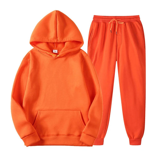 2024 Winter Brand Tracksuits Men's sets Long Sleeve Pullover + Jogging