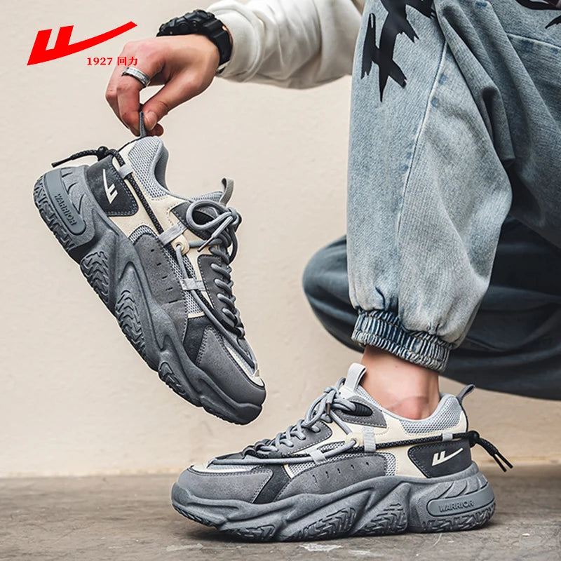 Warrior Sneakers For Men 2023 Spring Platform Arches Ventilate Male