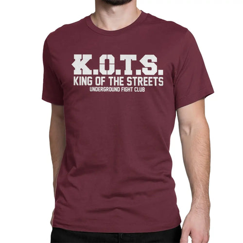 KING OF THE STREETS K.O.T.S. Fight Club T-Shirt Men Women 100% Cotton