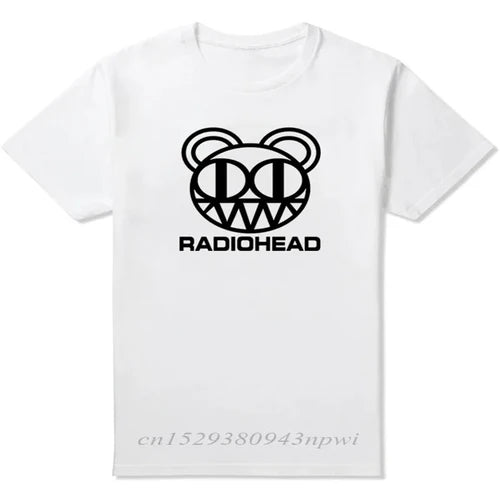 Radiohead T Shirt Men Vintage Classic Tees North America Tour Rock Boy