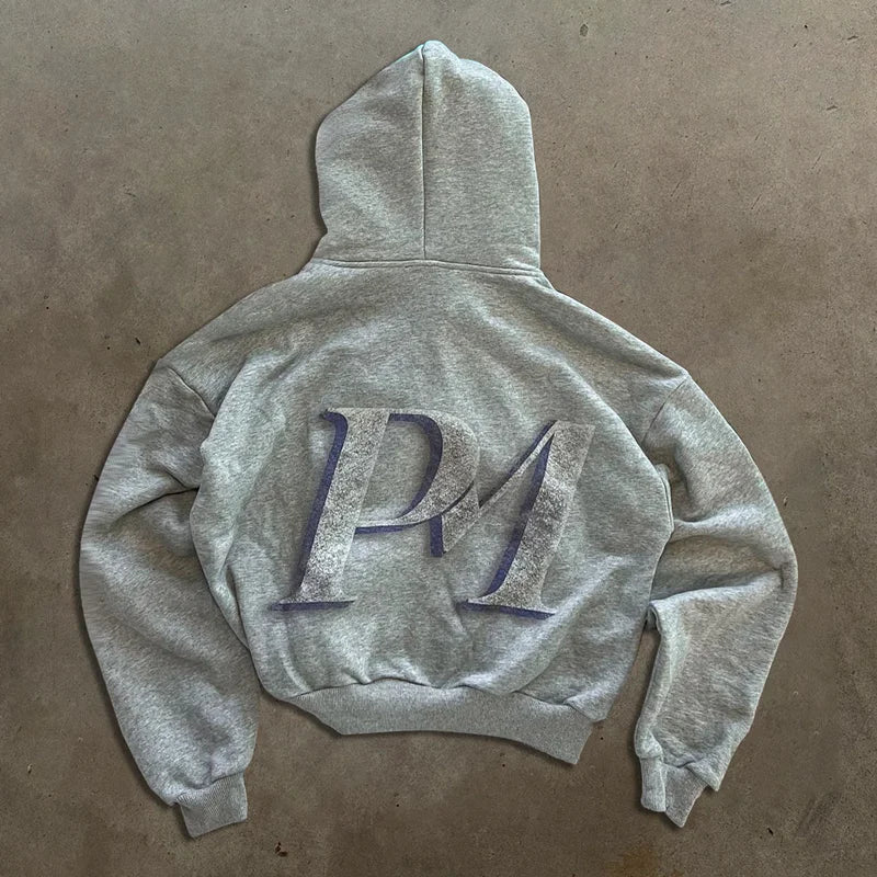 Y2K retro autumn hoodies for men and women printed personalized