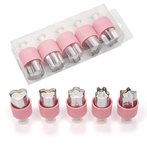 5/9Pcs Stainless Steel Cartoon Shape Vegetable Fruit Cutter Set DIY