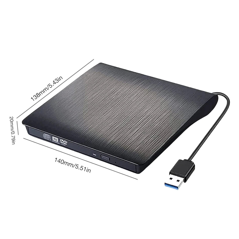 Optical Drive Case USB 3.0/USB 3.0 + Type-C 9.5mm/12.7mm Slim DVD