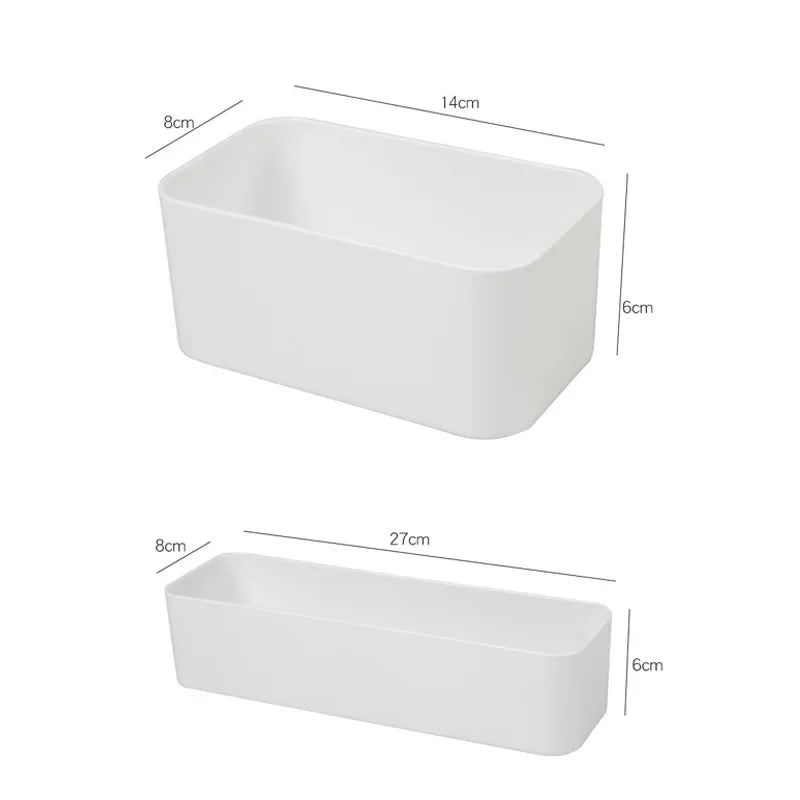 Multifunctional Plastic Wall-Mounted Storage Basket for Kitchen