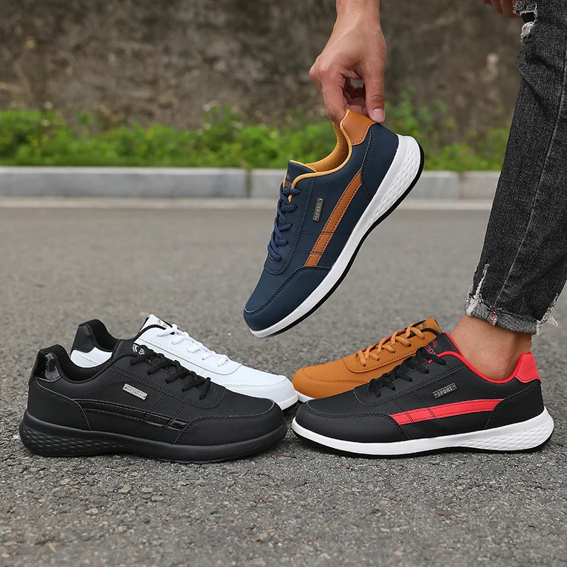 Casual Men's Vulcanized Shoes Outdoor Tennis Lightweight Anti Slip