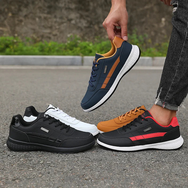 Casual Men's Vulcanized Shoes Outdoor Tennis Lightweight Anti Slip