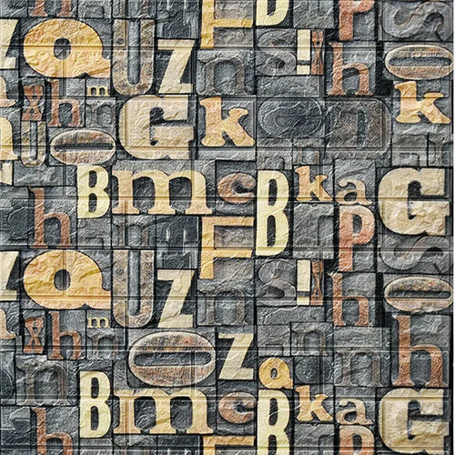 70cm*1m 3D Self-adhesive Wall Sticker Imitation Brick Bedroom Home
