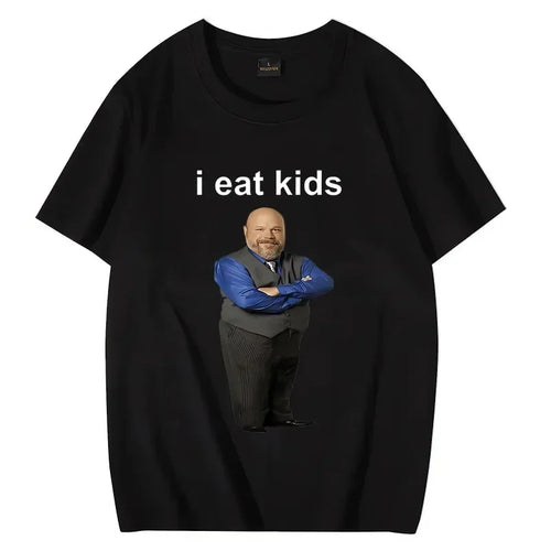 Bertram Eats I Eat Kids Graphics T shirt Men Women short sleeve