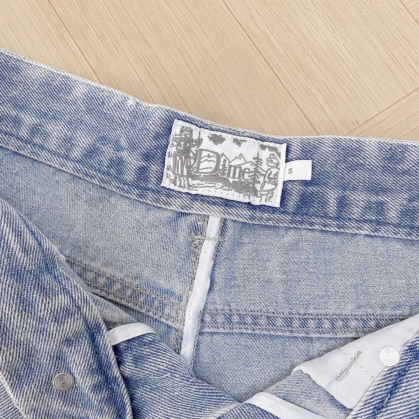 2024 Y2K Dime Jeans for Men Dime Skate Baggy Jeans Embroidery Denim