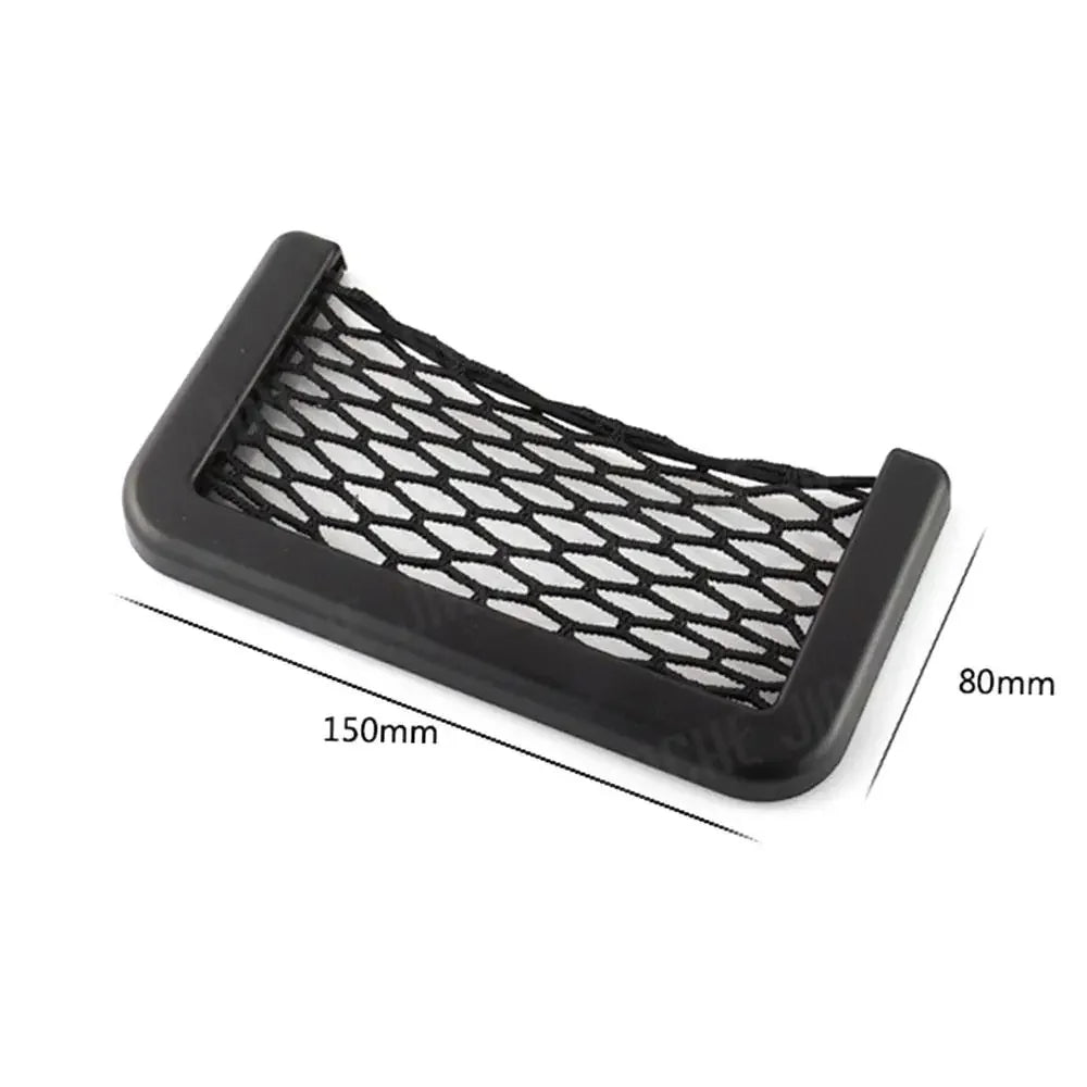 Car Storage Net Automotive Pocket Organizer Bag for Phone Holder Box