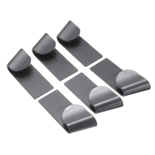 6PCS/Set Plastic Pot Lid Holder Wall-Mounted Hanging Holder for Pan