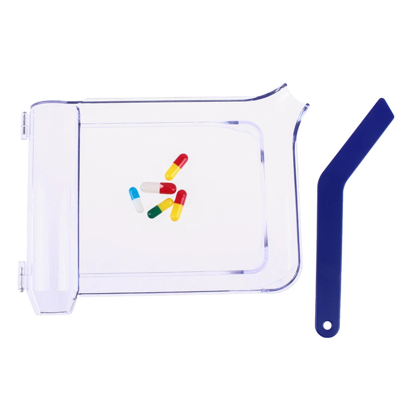 Pill Counting Tray With Spatula Pharmacy Right Hand Counter Tray