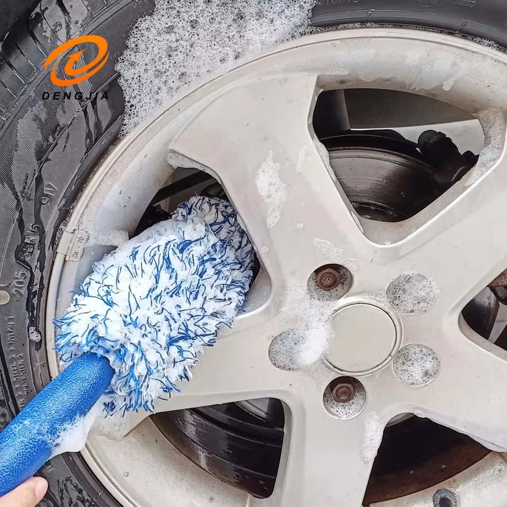 Microfiber automotive wheel brush Tire rim cleaning brush Automotive