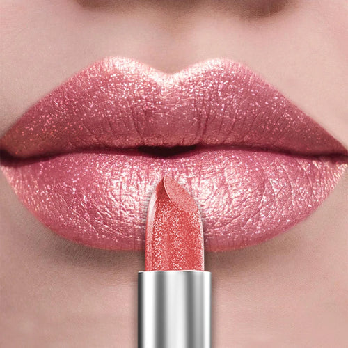 21Colors Bold & Intense Glitter Shiny Metallic Lipstick Pearlescent
