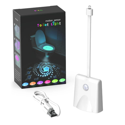 Toilet Night Light Charging Waterproof Human Sensing Toilet Induction