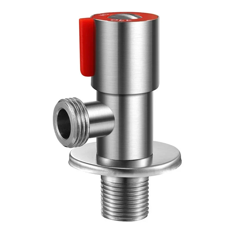 Stainless Steel Hot Cold Inlet Valve Toilet Filling Angle Valves Sink