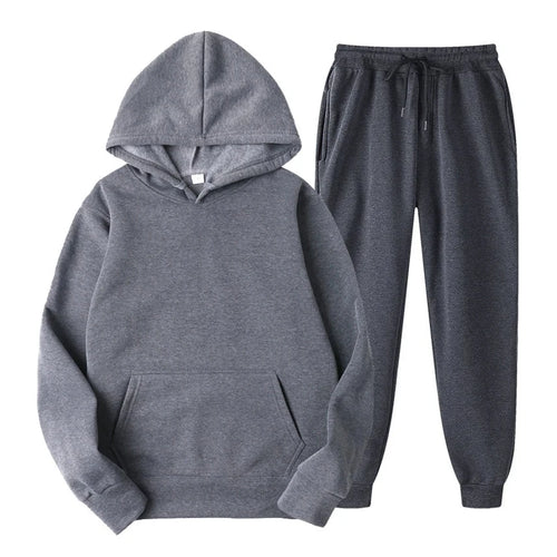2024 Winter Brand Tracksuits Men's sets Long Sleeve Pullover + Jogging