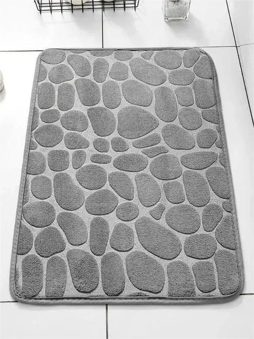 Mat Non Slip Carpets Cobblestone Embossed Bathroom Bath In Wash Basin