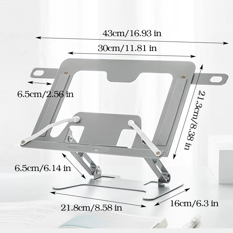Multifunction Laptop Holder Reading Stand - Extendable Adjustable Book