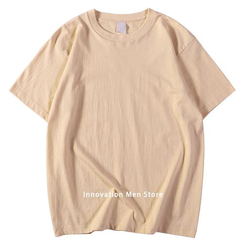 14 Colors Candy Color 100% Cotton T-Shirts Men Women Oversized Short