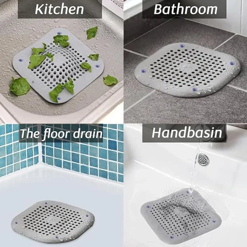 Sewer with Suction Cup, Floor Drain Mat, Kitchen, Bathroom, Anti