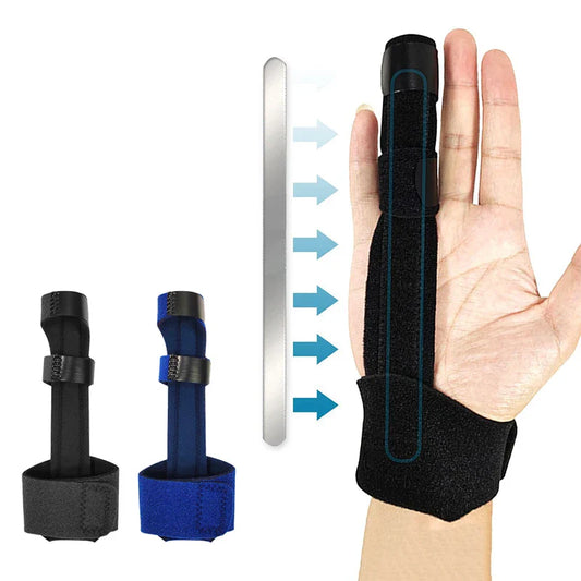 1PC Finger Splint Brace Thumb Care Adjustable Support Stabilizer Built-in Aluminum Alloy Fix Arthritis Pain Relief Health Care