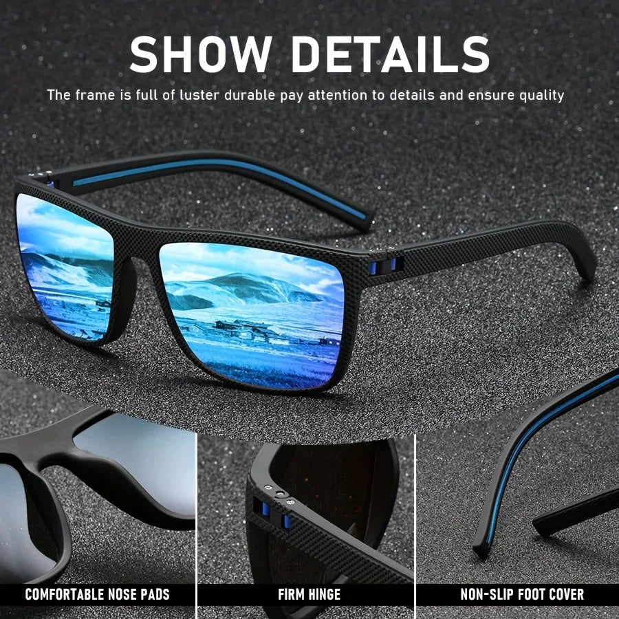 1/2PCS Sunglasses Men Polarized Women UV400 Sun Glasses Fishing