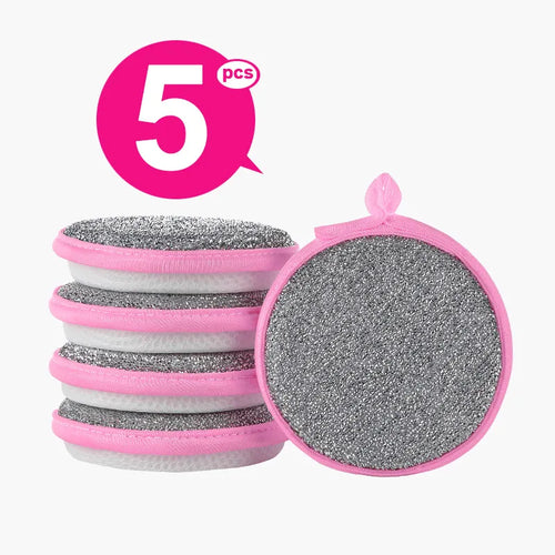 10/5/3PCS Double Side Dishwashing Sponge Dish Washing Brush Pan Pot