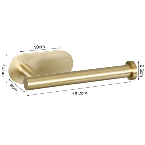 Stainless Steel Paper Towel Holder for Bathroom Kitchen No Punch Wall