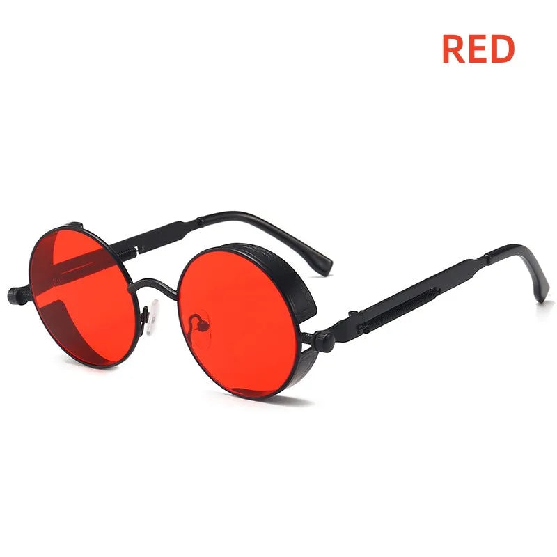 Steampunk Glasses New Fashion Round Sunglasses Europe And The United