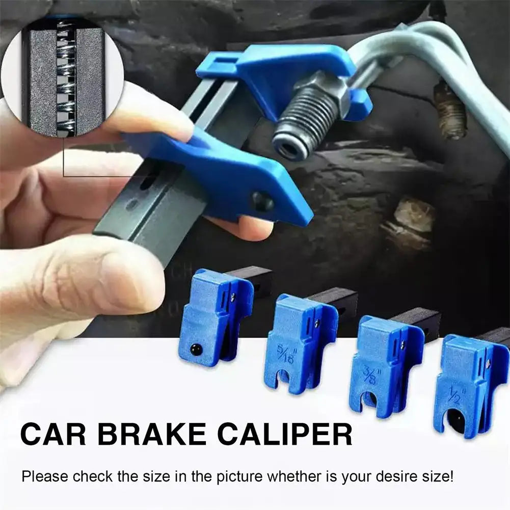 4pcs Car Brake Oil Pipe Plug Automotive Brake Nozzle Clamp Oil Tool