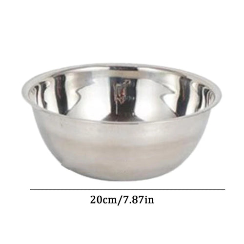 Scaled Mixing Bowl Stainless Steel Whisking Bowl For Knead Dough Salad