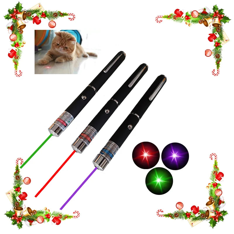 2 in 1 Mini Laser Pointer for Pets and Cats, Portable LED Pet Training