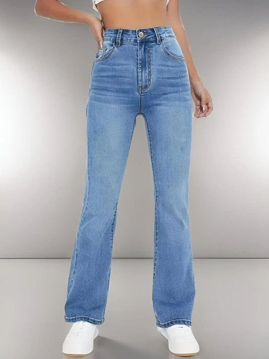 New women's hot jeans slimming European and American style casual