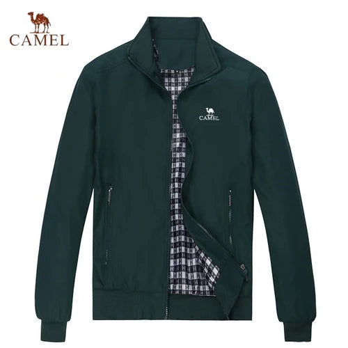 Embroidered CAMEL Spring and Autumn Casual Solid Color Fashion Slim