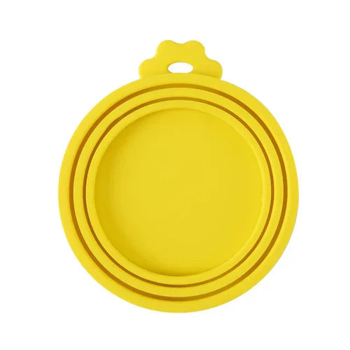 2pcs/set Reusable Pet Food Can Cover and Spoon Portable Dogs Cat
