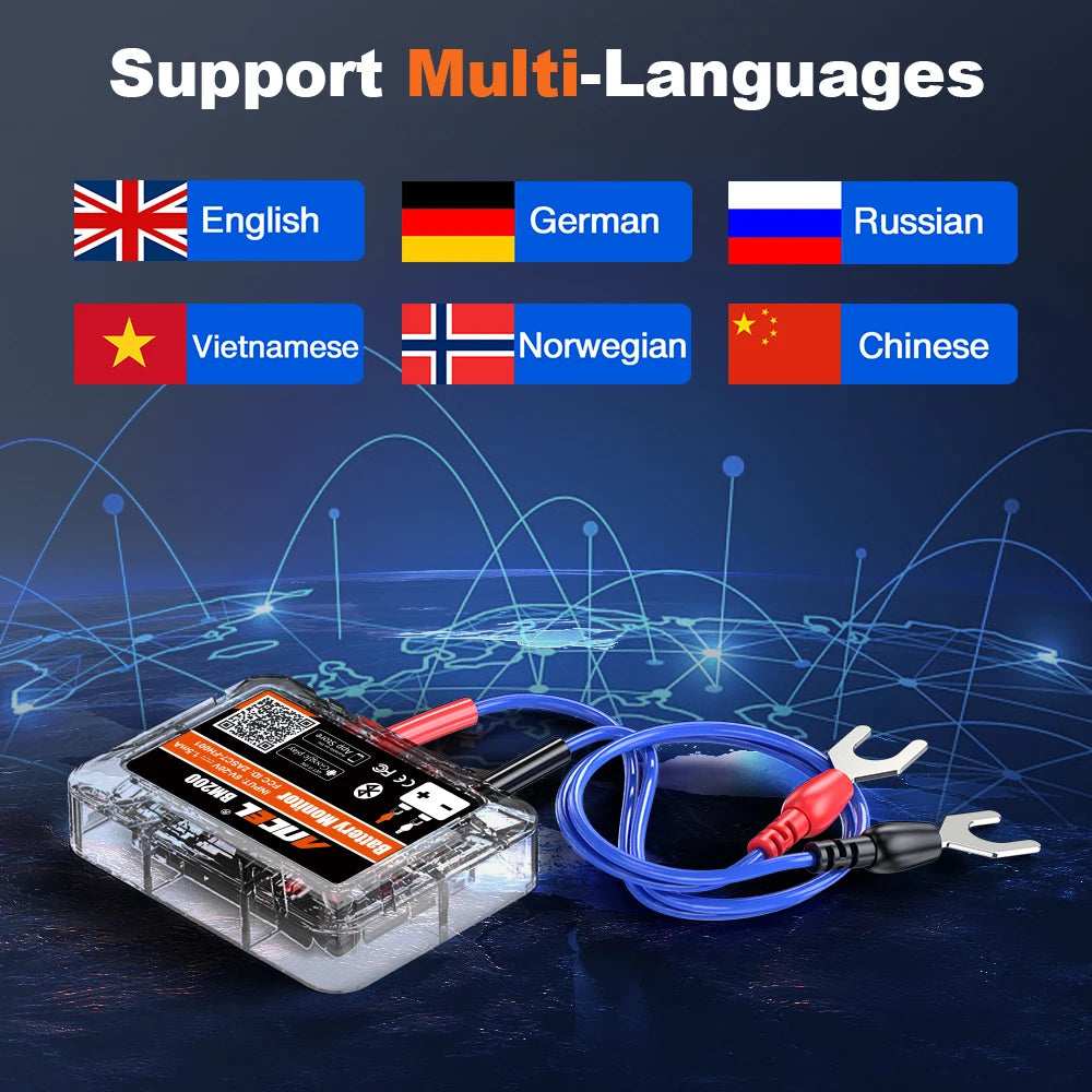 ANCEL BM200 12V Battery Monitor Wireless Bluetooth Car Battery Health