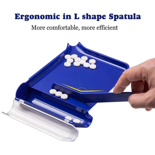 Pill Counting Tray Tablet Counter Dispenser Pills Plate Splitter with