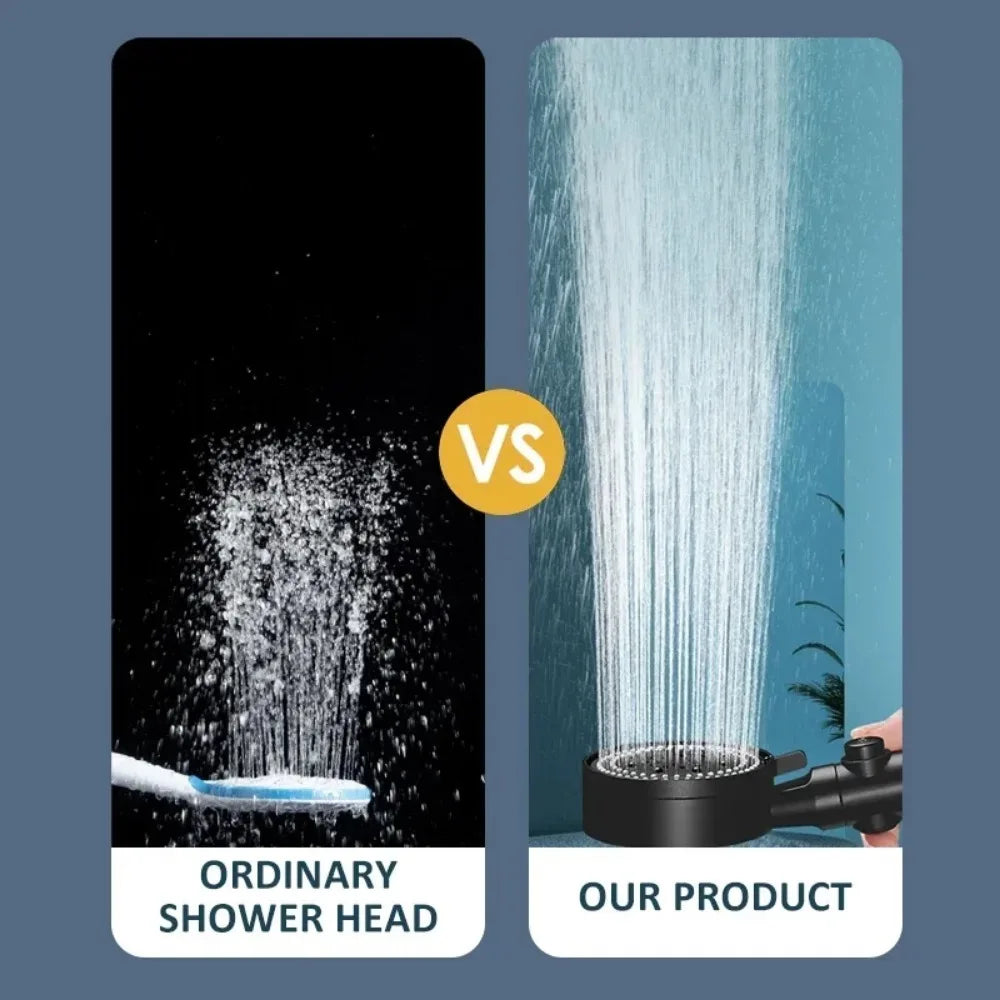 5 Modes Adjustable Showerheads High Pressure Shower Head with Hose