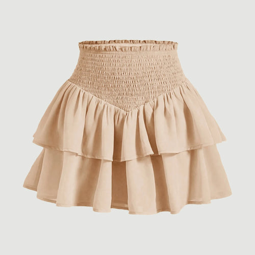 Mia Muse Women's Skirts All Season Daily Basic Plain High Waist