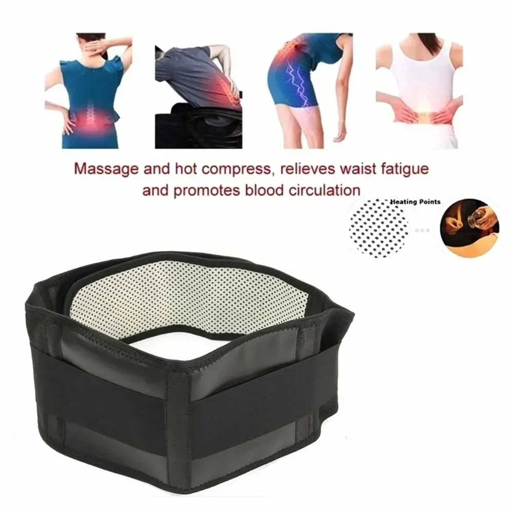 Adjustable Tourmaline Self Heating Magnetic Therapy Back Waist Support