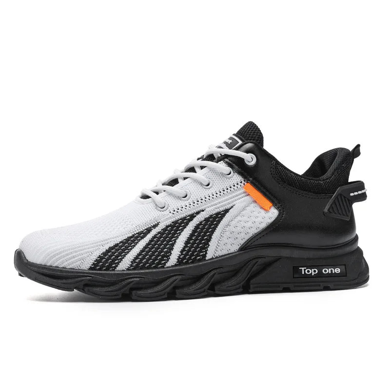 Fashion Men Sneakers Mesh Casual Shoes Lac-up Men Shoes Lightweight